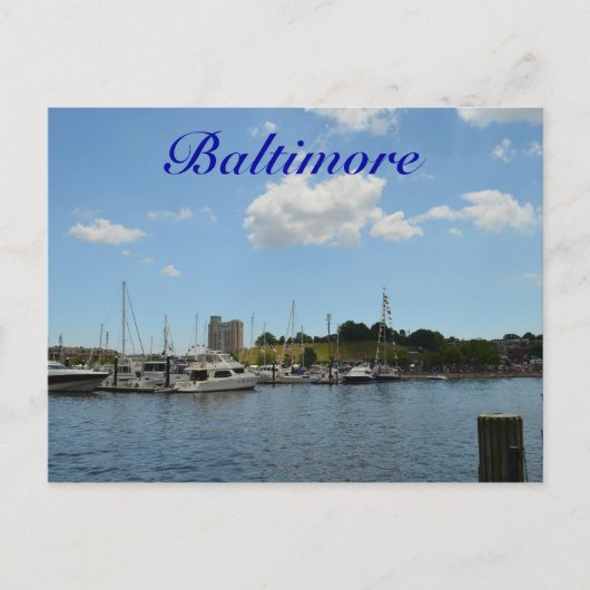 Baltimore Briefkaart (Voorkant)