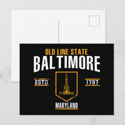 Baltimore Briefkaart (Voorkant / Achterkant)