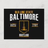 Baltimore Briefkaart (Voorkant)