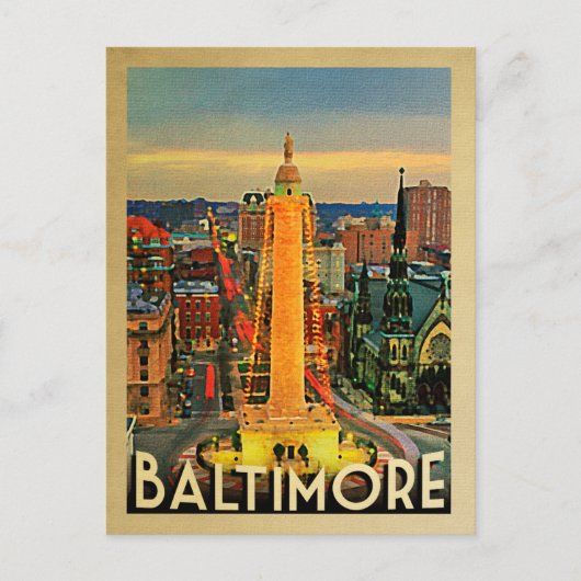 Baltimore Briefkaart (Voorkant)