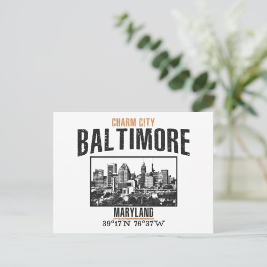 Baltimore Briefkaart (Staand voorkant)