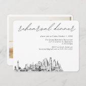 Baltimore Bruiloft Elegante Repetitie Enclosure Ka Informatiekaartje (Voorkant / Achterkant)