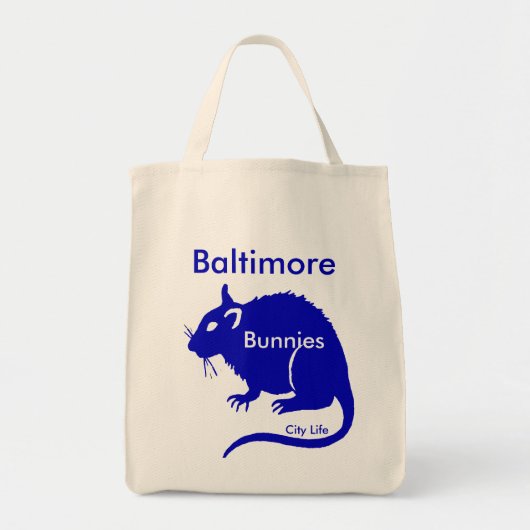 Baltimore "Bunnies" Rats City Life Bag Tote Bag (Voorkant)