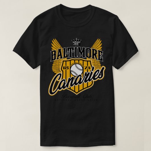 Baltimore Canaries T-shirt (Design voorkant)