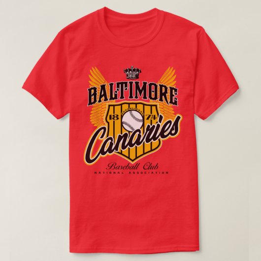 Baltimore Canaries T-shirt (Design voorkant)