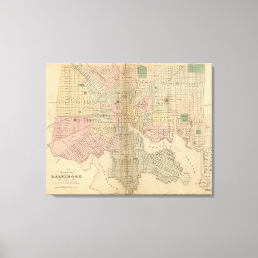 Baltimore Canvas Afdruk (Voorkant)