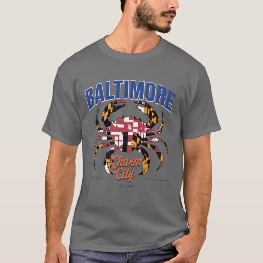 Baltimore Charm City 1 T-shirt (Voorkant)