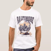 Baltimore Charm City T-shirt (Voorkant)