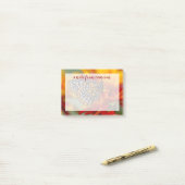 Baltimore-Checkered Butterfly Post-it® Notes (Op bureau)