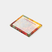 Baltimore-Checkered Butterfly Post-it® Notes (Schuin)