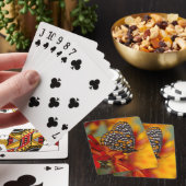 Baltimore-Checkered Vlinder Pokerkaarten (Insitu)