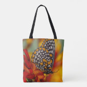 Baltimore-Checkered Vlinder Tote Bag (Achterkant)