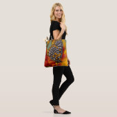 Baltimore-Checkered Vlinder Tote Bag (Op model)