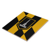 Baltimore City Flag Tile Tegeltje (Zijkant)