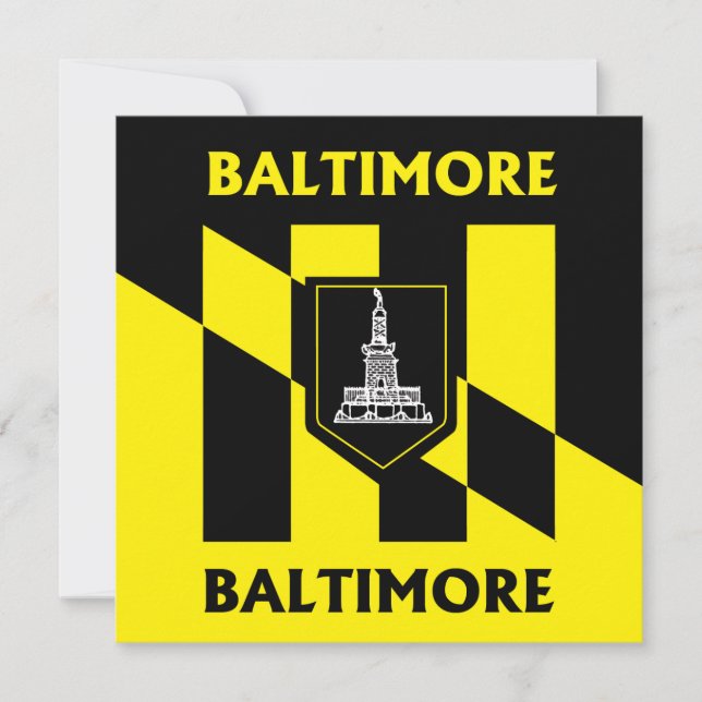 Baltimore City vlag (Voorkant)