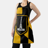 Baltimore City vlag Apron Schort (Insitu)