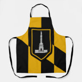 Baltimore City vlag Apron Schort (Voorkant)