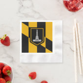 Baltimore City vlag Servet (Insitu)