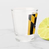 Baltimore City vlag Shot Glas (Links)