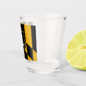 Baltimore City vlag Shot Glas (Rechts)