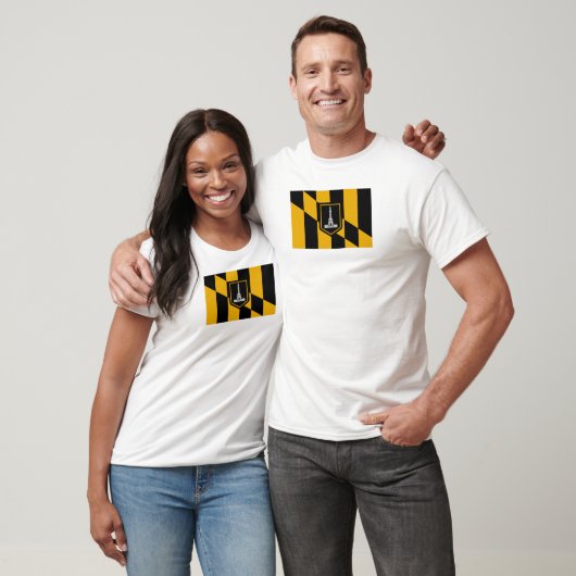 Baltimore City vlag T-shirt (Unisex)