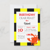 Baltimore Crab Nautical All Occasion Uitnodiging (Voorkant)