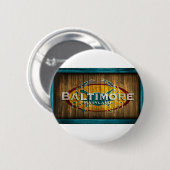 Baltimore Crab Ronde Button 5,7 Cm (Voorkant /achterkant)