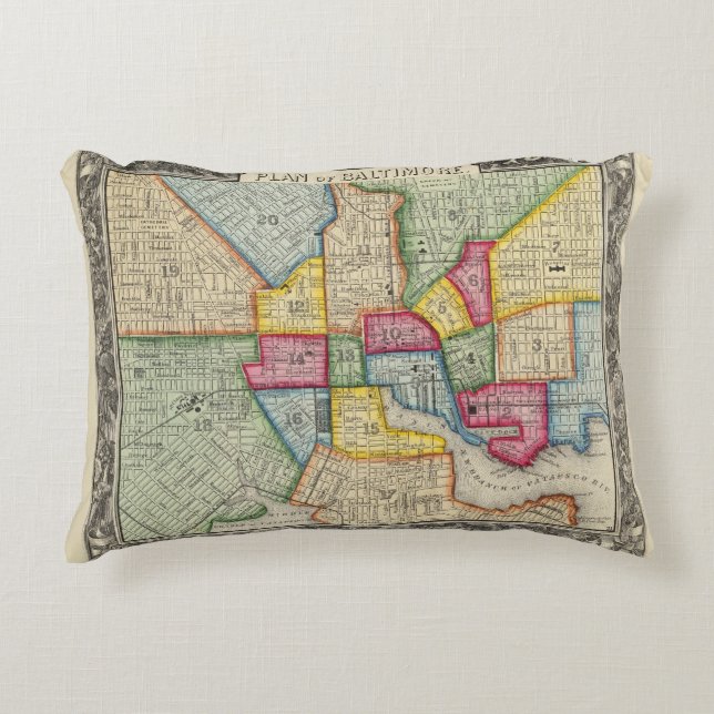 Baltimore Decoratief Kussen (Voorkant)