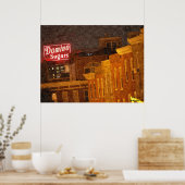 Baltimore Domino Sugars Oil Painting Poster (Keuken)