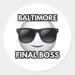 Baltimore Eindbaas Cool Emoji Sticker