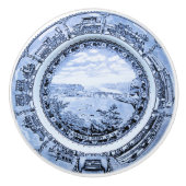 Baltimore en Ohio  Railroad China Keramische Knop (Voorkant)