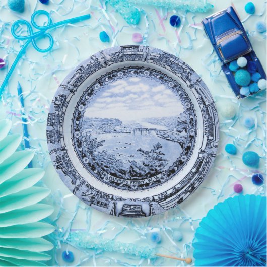 Baltimore en Ohio  Railroad China Papieren Bordje (Feest)