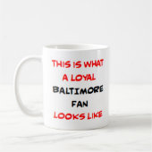 baltimore fan, loyal koffiemok (Links)