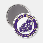 Baltimore Fauteuil Quarterback Football Magnet (Voorkant / Achterkant)