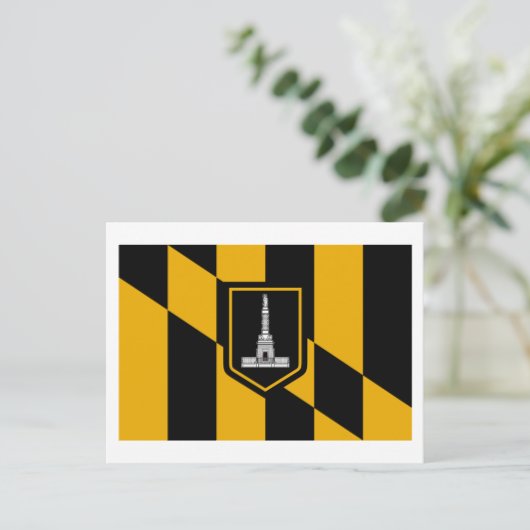 Baltimore Flag Briefkaart (Staand voorkant)