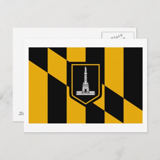 Baltimore Flag Briefkaart (Voorkant / Achterkant)