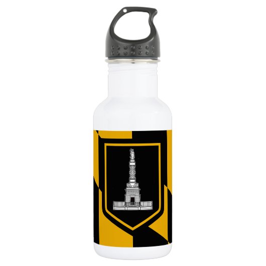 Baltimore Flag Liberty Bottle Waterfles (Voorkant)