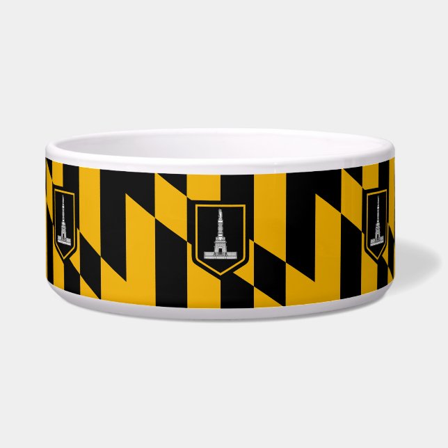 Baltimore Flag Pet Bowl Voerbakje (Voorkant)