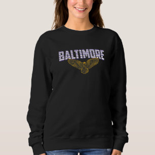 Baltimore Football Fans Vliegende Raven Maryland R Trui
