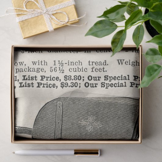 Baltimore Garden Barrows Advertisement Tissuepapier (Geschenk)