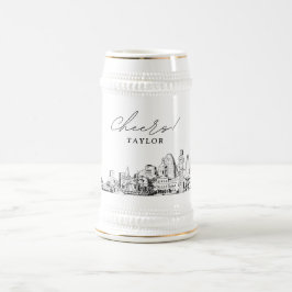 Baltimore Gepersonaliseerde Gift Beer Stein Bierpul
