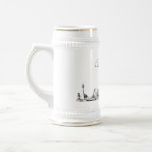 Baltimore Gepersonaliseerde Gift Beer Stein Bierpul (Links)