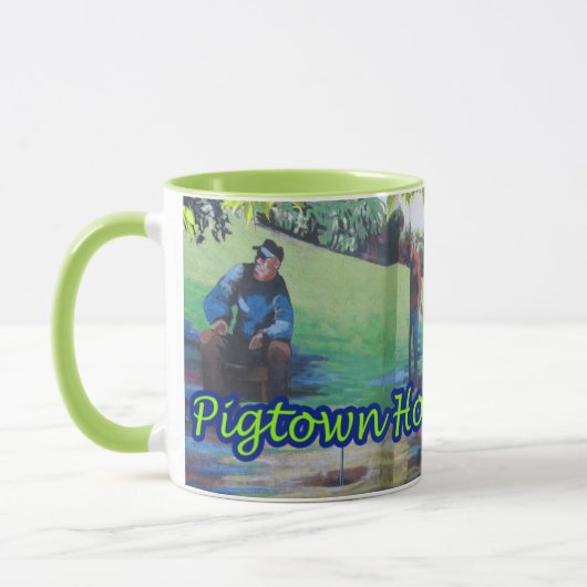 Baltimore Green Space Pigtown Hoefijzers Mok (Links)