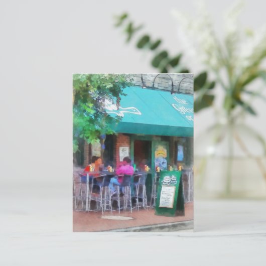 "Baltimore - Happy Hour in Fells Point": Fine Art Briefkaart (Staand voorkant)