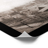 Baltimore Harbour na de brandfoto van 1904 Poster (Hoek)