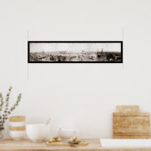 Baltimore Harbour na de brandfoto van 1904 Poster (Keuken)