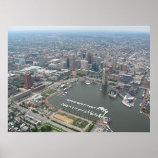 Baltimore Harbour Poster