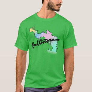 Baltimore Harbour Zomer Fade T-shirt