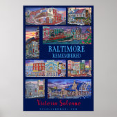 Baltimore Herdacht Poster (Voorkant)