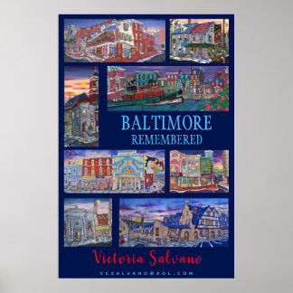 Baltimore Herdacht Poster